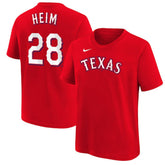 Jonah Heim Texas Rangers Nike Youth Name & Number T-Shirt - MLB