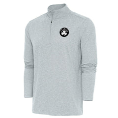 Boston Celtics Antigua Hunk Quarter-Zip Top Heather Gray - NBA