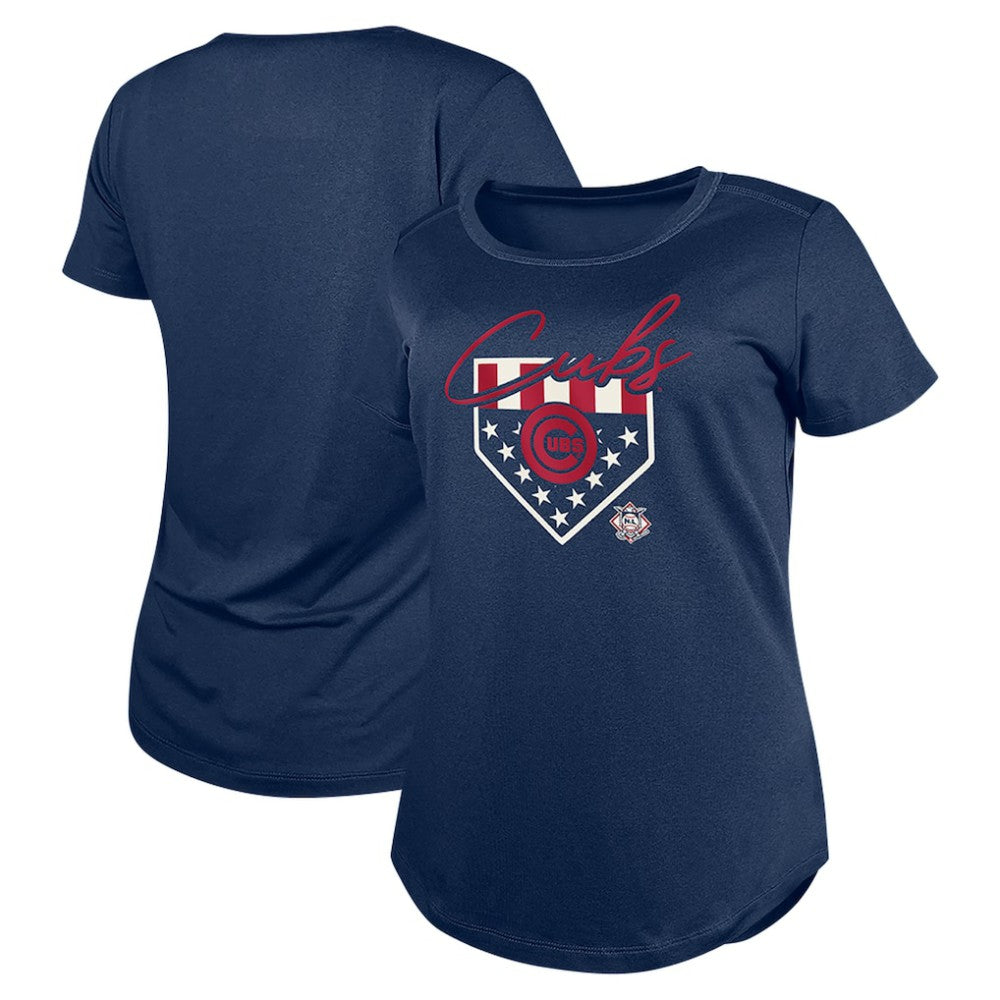 Chicago Cubs New Era Women's Americana T-Shirt - MLB