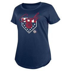 Chicago Cubs New Era Women's Americana T-Shirt - MLB