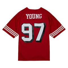 Bryant Young San Francisco 49ers Legacy Replica Jersey Scarlet | Mitchell & Ness