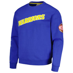 Golden State Warriors Hardwood Classics There and Back Pullover Sweatshirt Royal - NBA