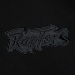 Toronto Raptors Hardwood Classics Tonal Pullover Hoodie Black - NBA