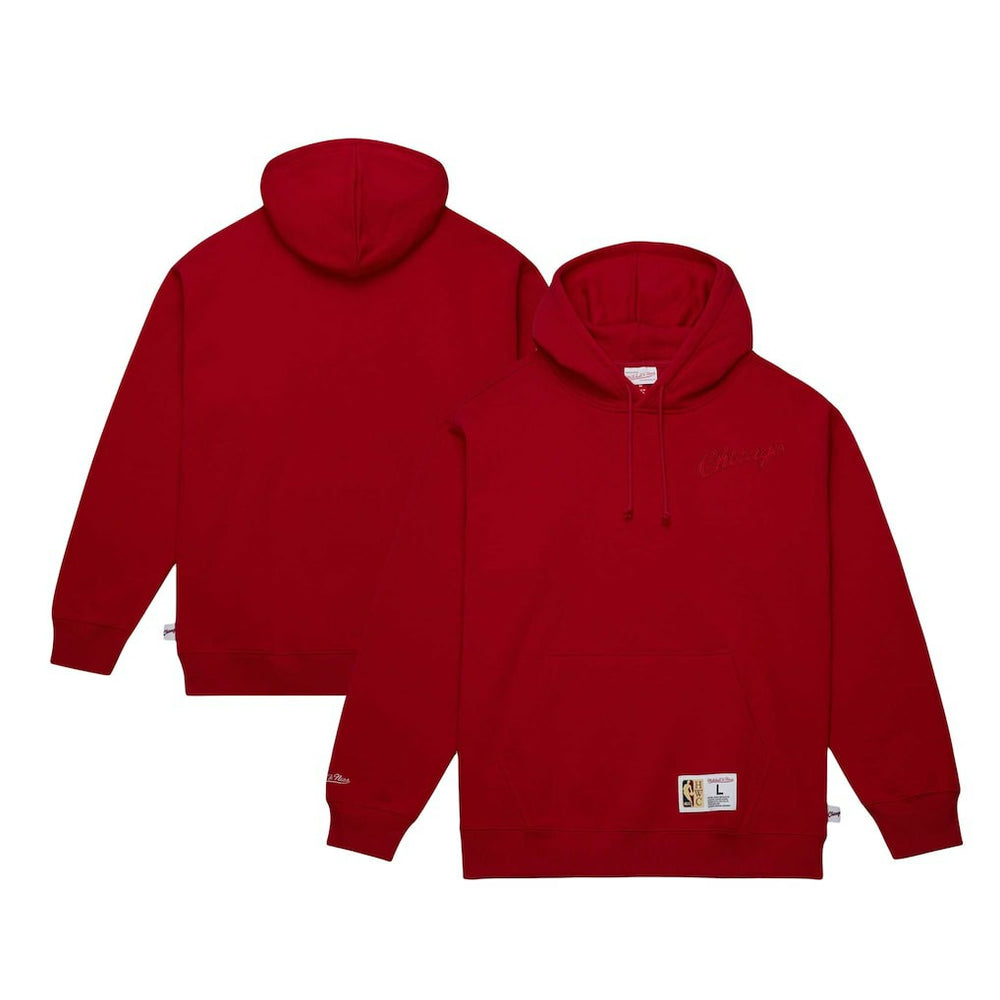 Chicago Bulls Hardwood Classics Tonal Pullover Hoodie Red - NBA