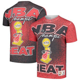 Miami Heat Hardwood Classics 2006 NBA Champions Champ City T-Shirt Red - NBA