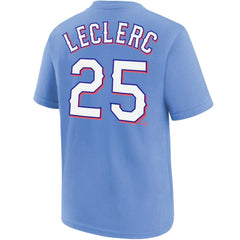 Jose Leclerc Texas Rangers Nike Youth Name & Number T-Shirt - MLB