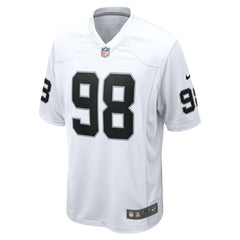 Maxx Crosby Las Vegas Raiders Game Jersey White | Nike for Sale