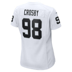 Maxx Crosby Las Vegas Raiders Women's Game Jersey White | Nike for Sale