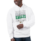 Philadelphia Eagles Starter Unisex Throwback Name Drop Pullover Hoodie White | NFL