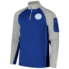 Chicago Cubs New Era Father's Day Raglan Quarter-Zip Top - MLB
