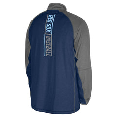 Boston Red Sox New Era Father's Day Raglan Quarter-Zip Top - MLB