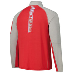 St. Louis Cardinals New Era Father's Day Raglan Quarter-Zip Top - MLB