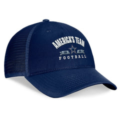 Dallas Cowboys Fundamentals Timeout Trucker Adjustable Hat Navy | Fanatics