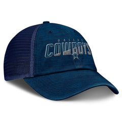 Dallas Cowboys Fundamentals Challenge Trucker Adjustable Hat Navy | Fanatics