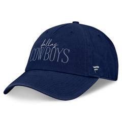 Dallas Cowboys Women's Fundamentals Review Adjustable Hat Navy | Fanatics