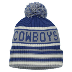 Dallas Cowboys Heritage Blindside Cuffed Knit Hat with Pom Navy | Fanatics