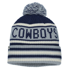 Dallas Cowboys Heritage Blindside Cuffed Knit Hat with Pom Navy | Fanatics