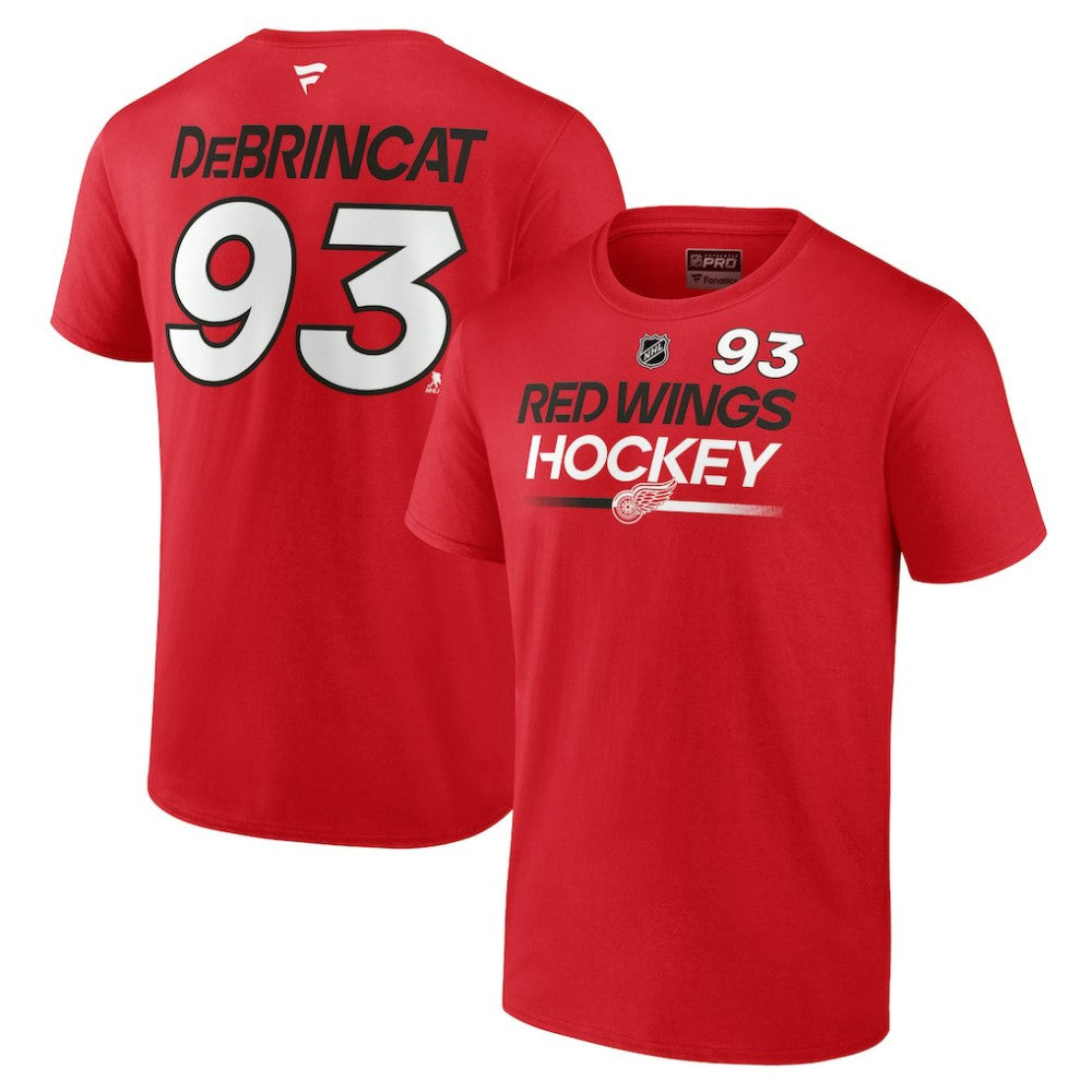 Alex DeBrincat Detroit Red Wings Fanatics Authentic Pro Prime Name & Number T-Shirt - Red - NHL
