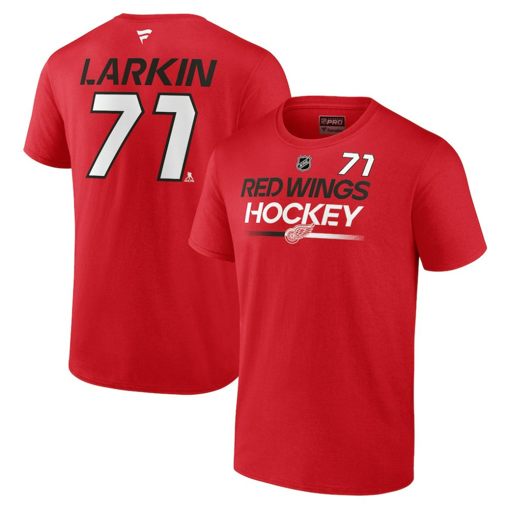 Dylan Larkin Detroit Red Wings Fanatics Authentic Pro Prime Name & Number T-Shirt - Red - NHL