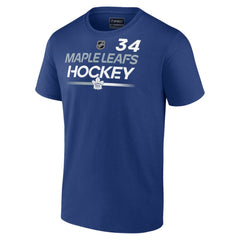 Auston Matthews Toronto Maple Leafs Fanatics Authentic Pro Prime Name & Number T-Shirt - Blue - NHL