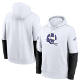 Minnesota Vikings Alternate Logo Club Pullover Hoodie White | Nike for Sale