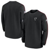 Atlanta Falcons Alternate Logo Coach Long Sleeve Top Black | Nike for Sale
