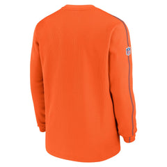 Denver Broncos Alternate Logo Coach Long Sleeve Top Orange | Nike for Sale