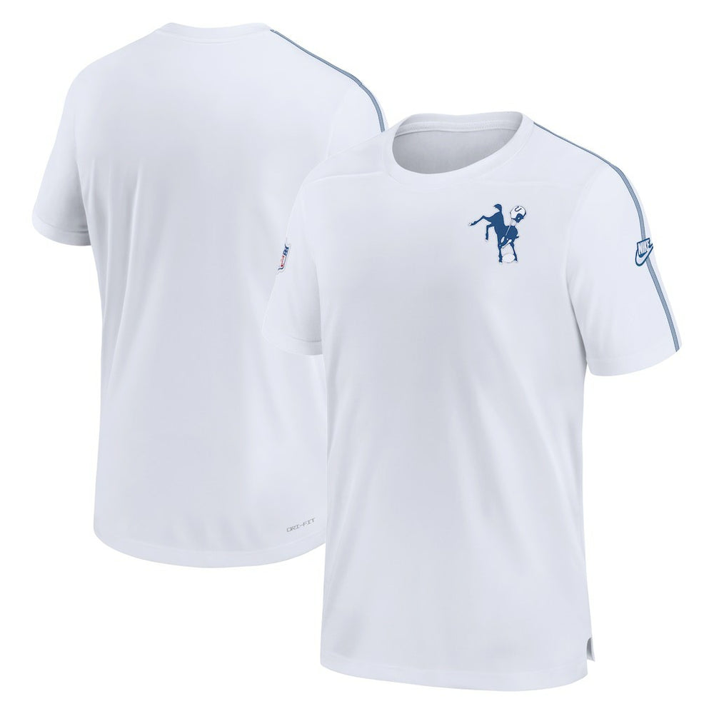 Indianapolis Colts Sideline Alternate Logo Coach Performance Top White | Nike for Sale