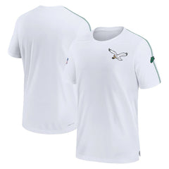 Philadelphia Eagles Sideline Alternate Logo Coach Performance Top White | Nike for Sale