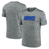 New York Giants Sideline Velocity Throwback Logo Dri-FIT T-Shirt Gray | Nike for Sale