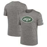New York Jets Sideline Velocity Throwback Logo Dri-FIT T-Shirt Gray | Nike for Sale