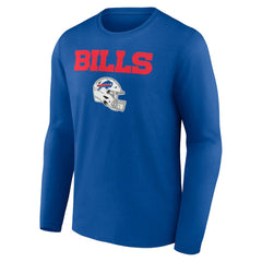 Dawson Knox Buffalo Bills Team Wordmark Player Name & Number Long Sleeve T-Shirt Royal | NFL