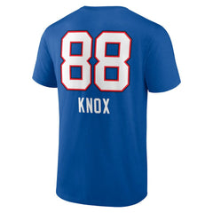 Dawson Knox Buffalo Bills Team Wordmark Player Name & Number T-Shirt Royal | NFL