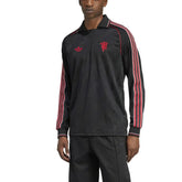 Manchester United Originals Lifestyler Long Sleeve Jersey Black | Adidas cheap
