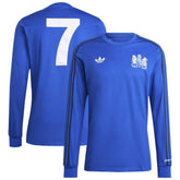 Manchester United x George Best Originals Lifestyler Long Sleeve Jersey Blue | Adidas Online