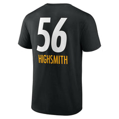 Alex Highsmith Pittsburgh Steelers Team Wordmark Player Name & Number T-Shirt Black | NFL
