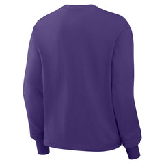 Minnesota Vikings Women's Boxy Long Sleeve T-Shirt Purple | Nike for Sale