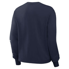 Dallas Cowboys Women's Boxy Long Sleeve T-Shirt Navy | Nike for Sale