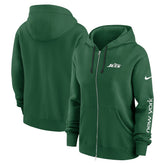 New York Jets Women's Phoenix Full-Zip Hoodie Green | Nike for Sale
