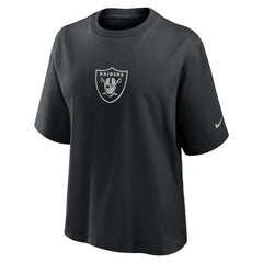 Las Vegas Raiders Women's Boxy T-Shirt Black | Nike for Sale