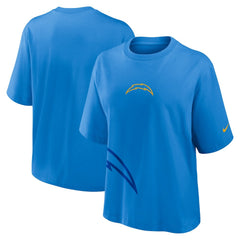Los Angeles Chargers Women's Boxy T-Shirt Powder Blue | Nike for Sale