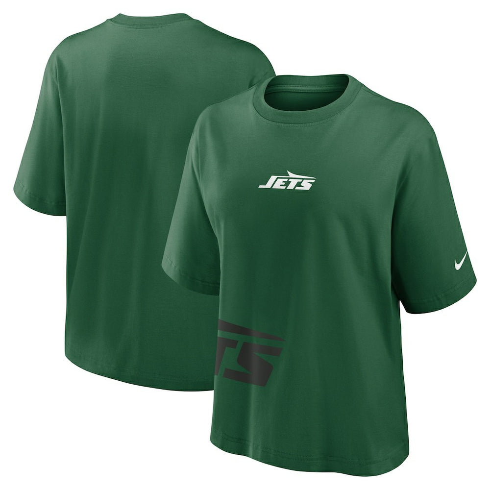 New York Jets Women's Boxy T-Shirt Green | Nike for Sale