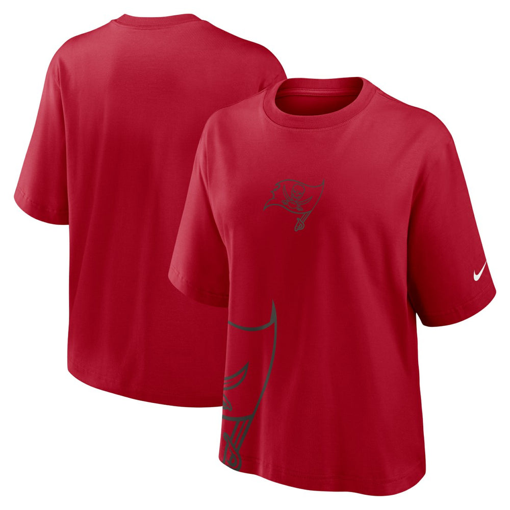 Tampa Bay Buccaneers Women's Boxy T-Shirt Red | Nike for Sale