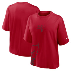 Tampa Bay Buccaneers Women's Boxy T-Shirt Red | Nike for Sale