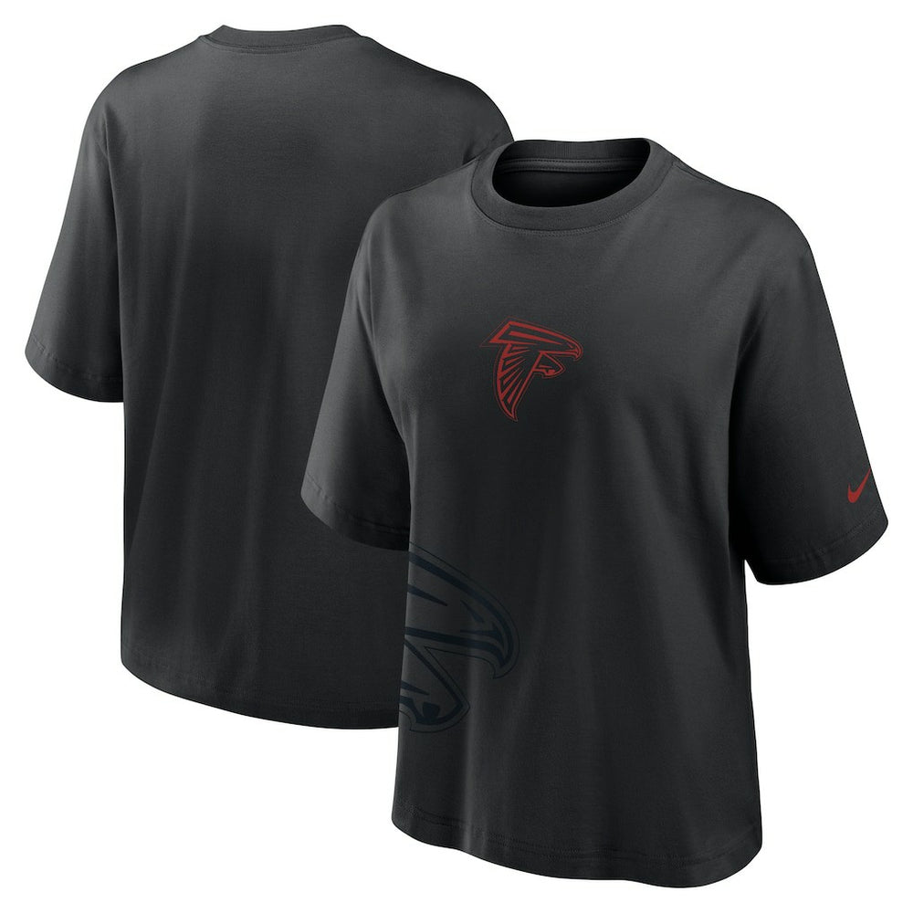 Atlanta Falcons Women's Boxy T-Shirt Black | Nike for Sale