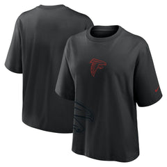 Atlanta Falcons Women's Boxy T-Shirt Black | Nike for Sale