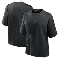 Carolina Panthers Women's Boxy T-Shirt Black | Nike for Sale