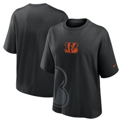 Cincinnati Bengals Women's Boxy T-Shirt Black | Nike for Sale