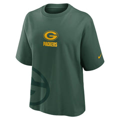 Green Bay Packers Women's Boxy T-Shirt Green | Nike for Sale