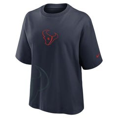 Houston Texans Women's Boxy T-Shirt Navy | Nike for Sale